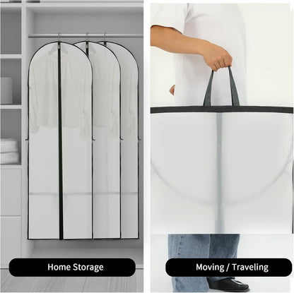 BowLift | Long Garment Storage Cover – 180cm Dress Bag with Zipper & Window (Buy 1, Get 1 FREE)