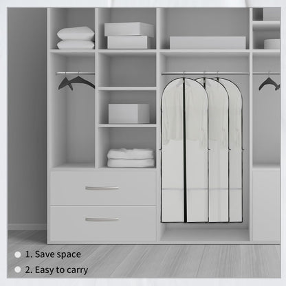 BowLift | Long Garment Storage Cover – 180cm Dress Bag with Zipper & Window (Buy 1, Get 1 FREE)