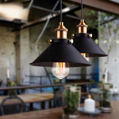 BowLift | Black Industrial Pendant Light