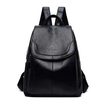BowLift | Vintage Leather Women's Backpack - Isabella