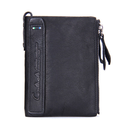 Stylish Double Zipper Wallet Bowlift