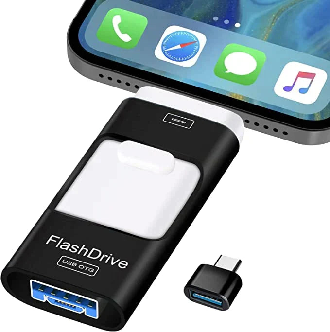 Skanto | DataFlex 4-in-1 Flash Drive – USB Storage for Phone, Tablet, and PC