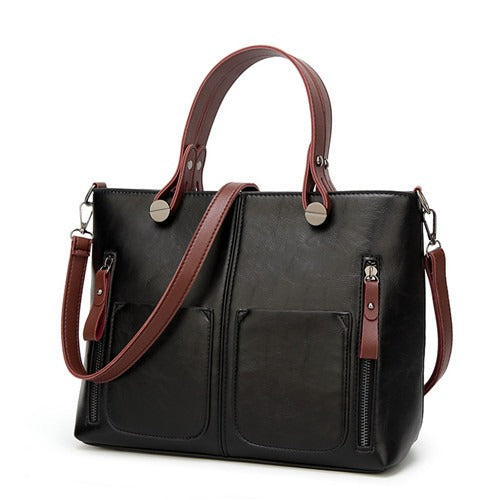 Skanto | Elly – Women's Vintage Leather Shoulder Bag | Handmade and Elegant Design