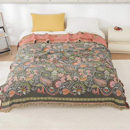BowLift | Autumn Leaf Boho Reversible Blanket