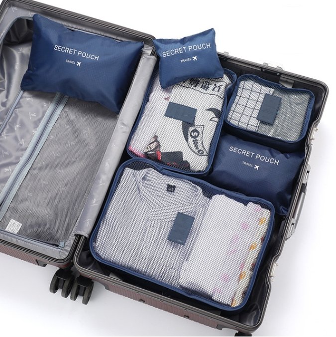 BowLift | Organizer Luggage Packing Cubes Inner Pockets (6 Pieces)