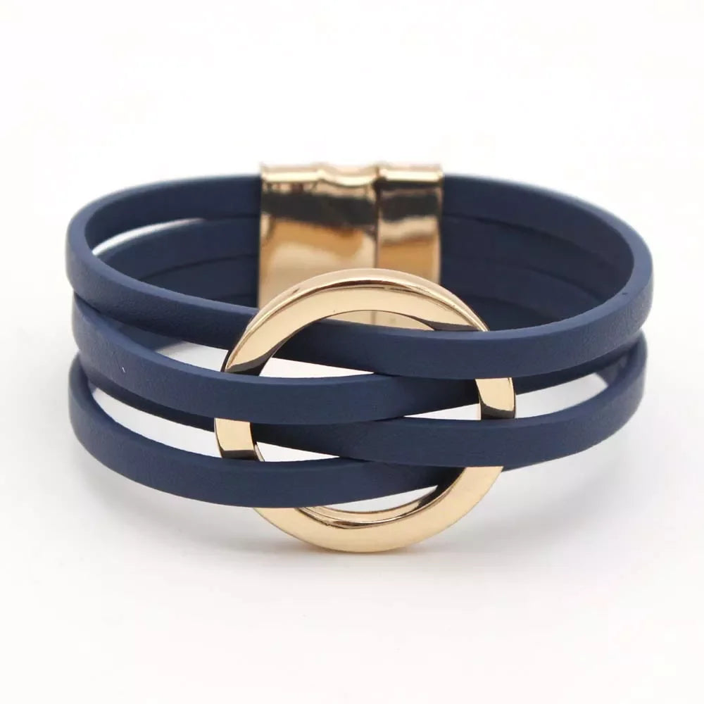 Frendorf | Multi-layered O-leather wrap bracelet