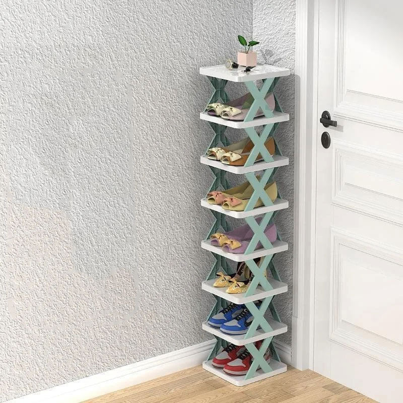 Modern multi-tiered shoe rack