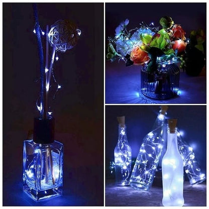 Led Bottle Light Cork Night Light DIY Decor | Bowlift