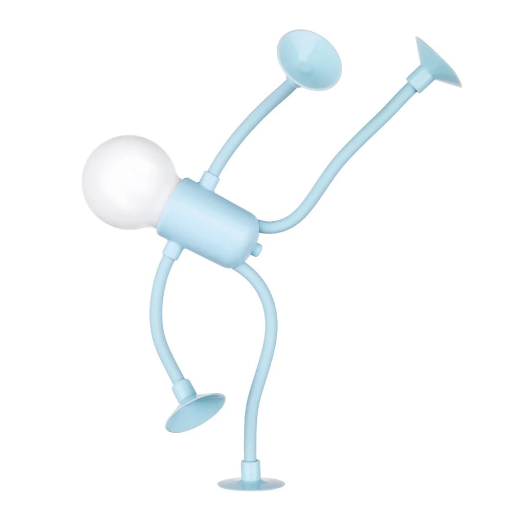 Skanto | Creative Bendable Cartoon Night Light with Suction Cup