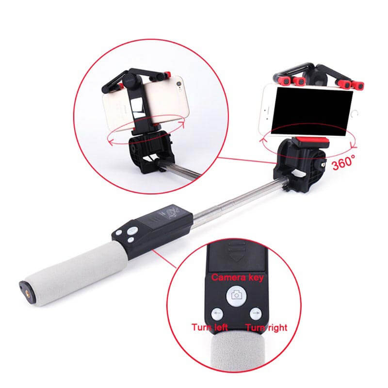 BowLift | Selfie Stick "Image Arc" with 360° Rotation & Bluetooth Remote Control