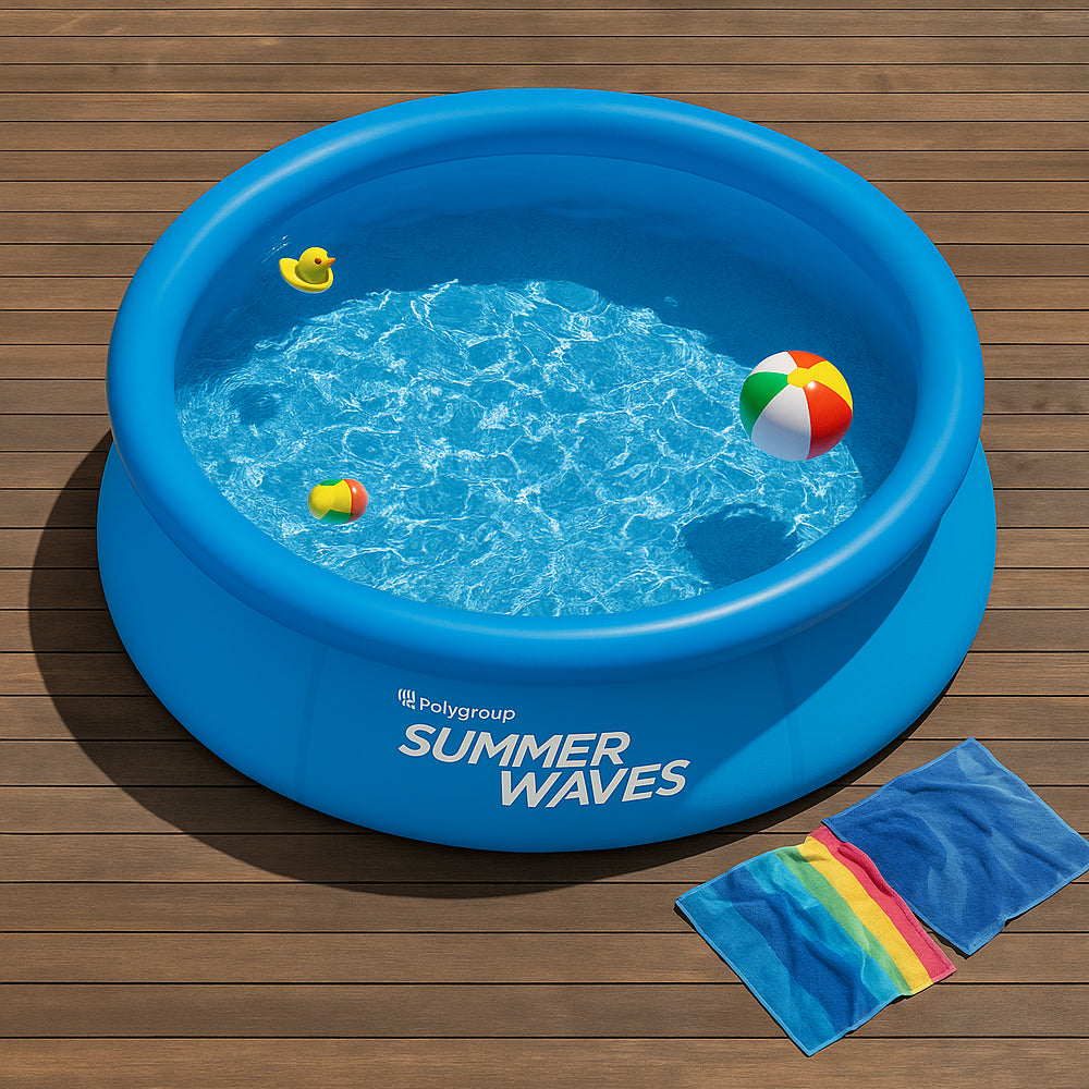 BowLift | WaterJoy Inflatable Pool –  Pool with Rim and Filter Pump