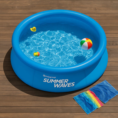BowLift | WaterJoy Inflatable Pool –  Pool with Rim and Filter Pump