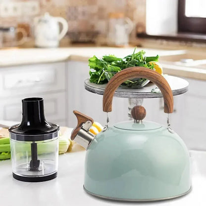 BOILVIA – 3-liter stainless steel kettle with whistle and comfort handle