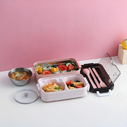 Skanto stainless steel lunch box, all included