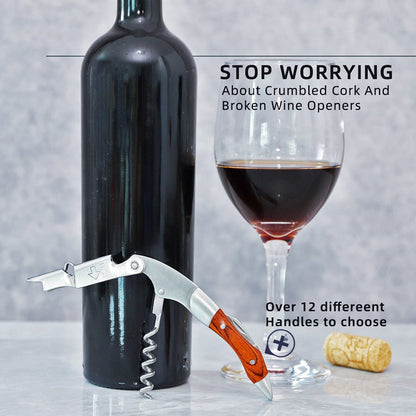 Bottle Opener and Foil Cutter Gift for Wine Lovers Wine Corkscrew | Skanto