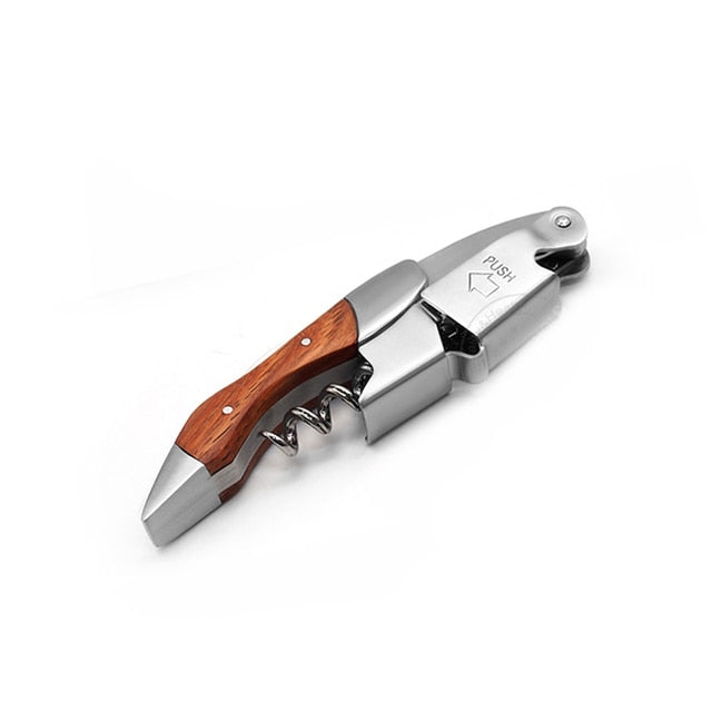 Bottle opener and foil cutter gift for wine lovers wine corkscrew | Karnz