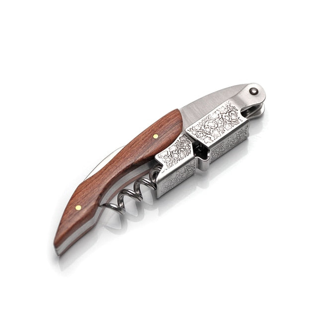 Bottle Opener and Foil Cutter Gift for Wine Lovers Wine Corkscrew | Skanto