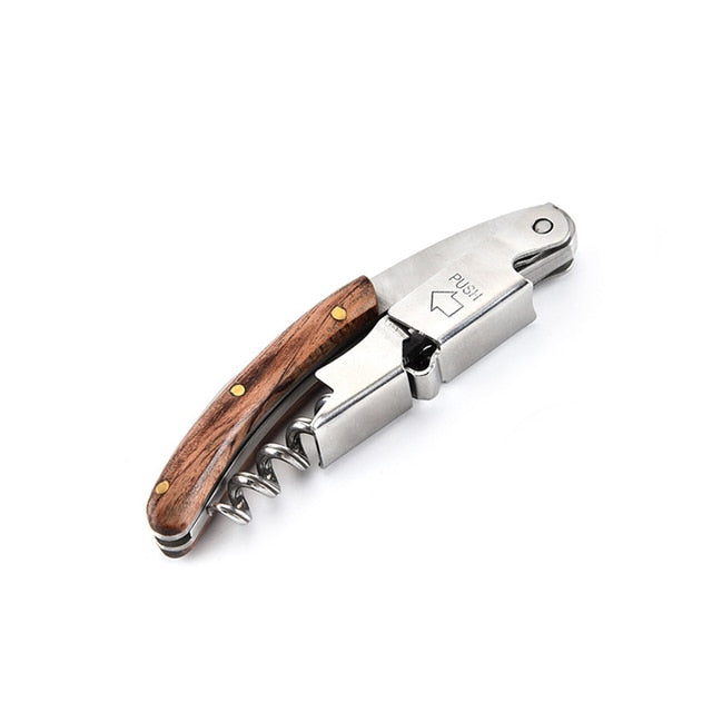 Bottle Opener and Foil Cutter Gift for Wine Lovers Wine Corkscrew | Skanto