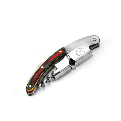 Bottle opener and foil cutter gift for wine lovers wine corkscrew | Karnz