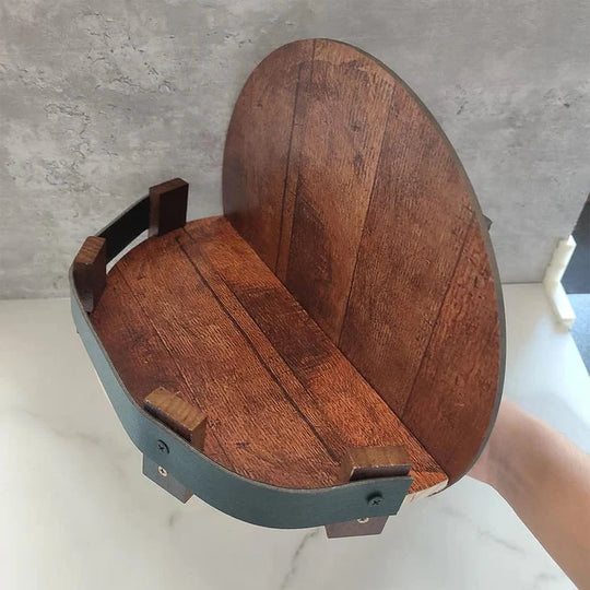 Rack for Bourbon Whiskey Barrels – Rustic Bar Accessories