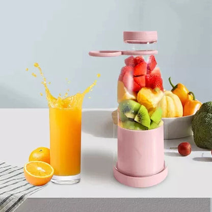 Skanto | Compact Portable Smoothie Blender with Fruit Container and Drinking Lid