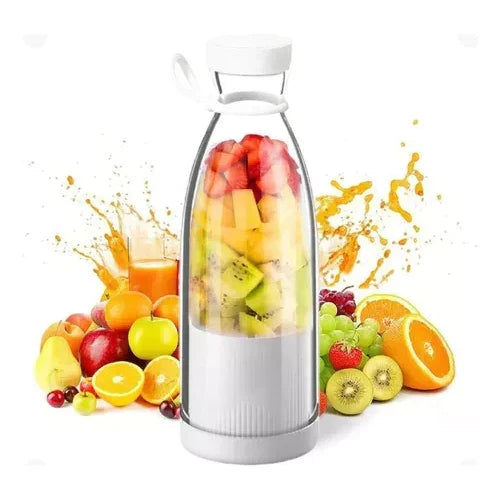 Skanto | Compact Portable Smoothie Blender with Fruit Container and Drinking Lid