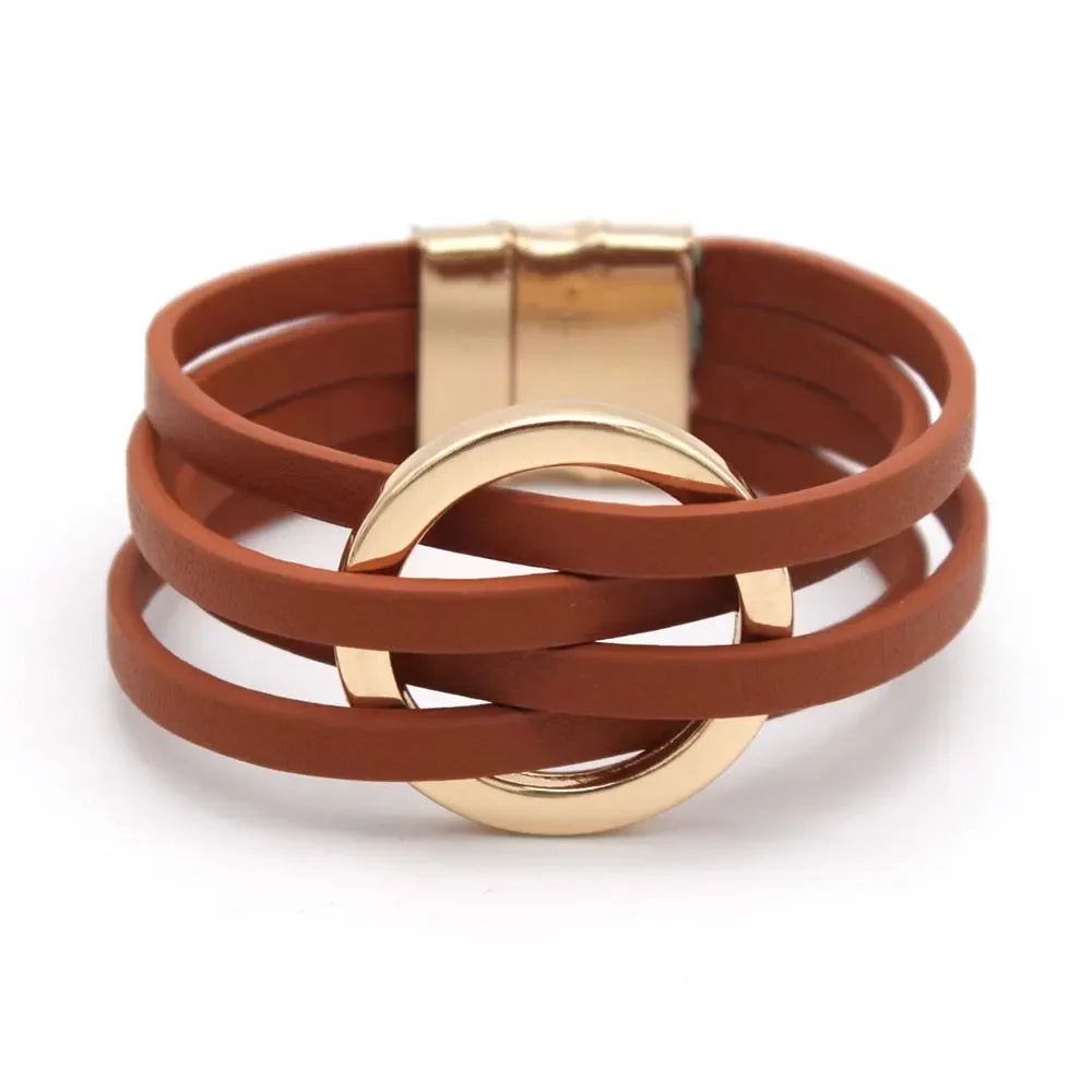 Frendorf | Multi-layered O-leather wrap bracelet