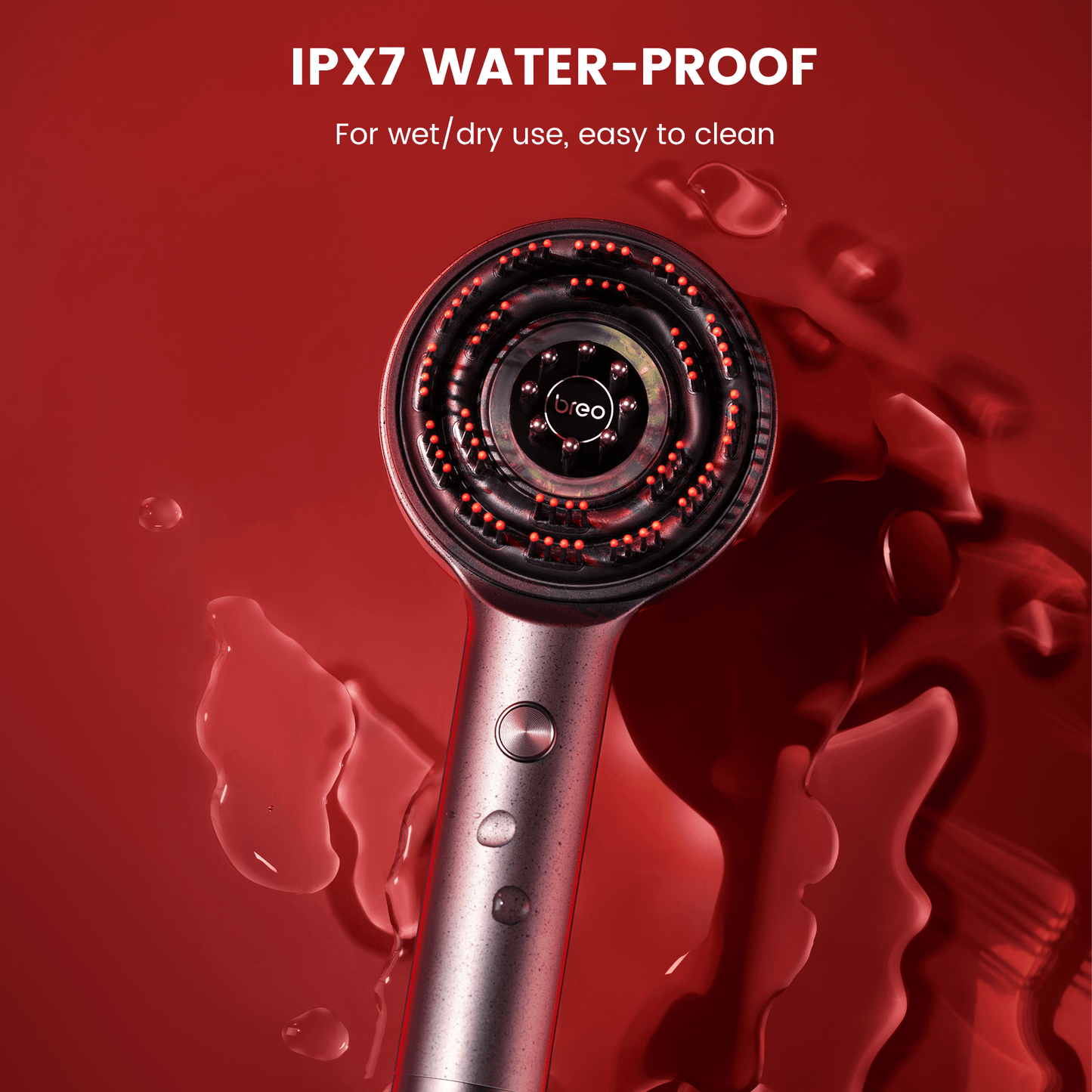 Skanto | Scalp Massage Brush with Red Light Therapy | Promotes Hair Growth & Relieves Scalp Tension for Healthier Hair