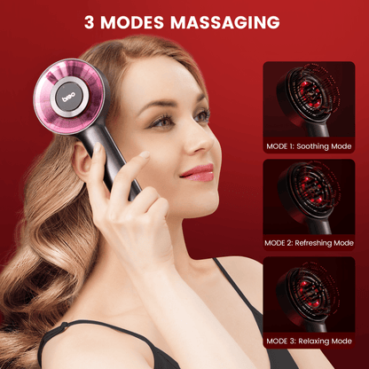 Skanto | Scalp Massage Brush with Red Light Therapy | Promotes Hair Growth & Relieves Scalp Tension for Healthier Hair