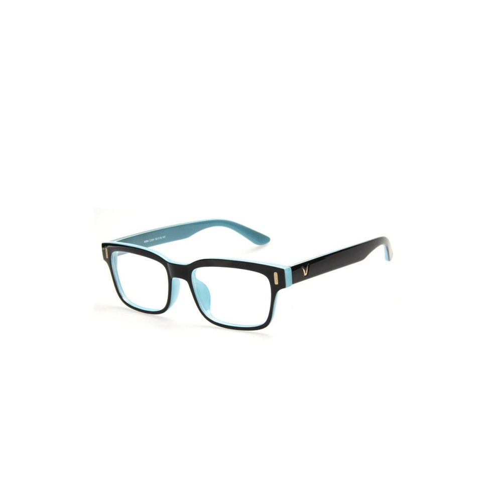 Blue Light Filter Glasses Square for Screen Work | Skanto