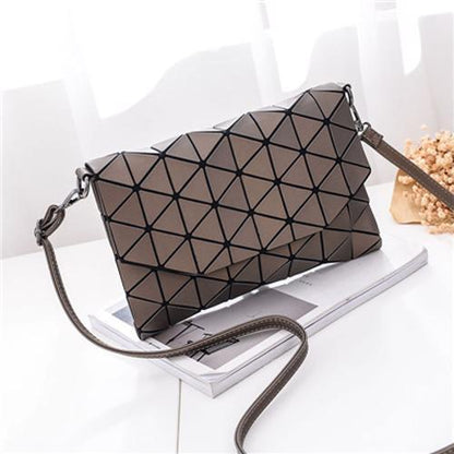 Abstract Geometric Matte Shoulder Bag | Bowlift