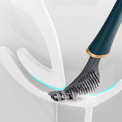 Skanto | Wall-Mounted Silicone Toilet Brush with Holder