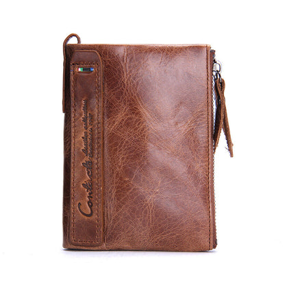 Stylish Double Zipper Wallet Bowlift