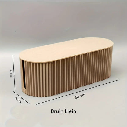 Kalsten | Ordoca Cable Box Desk Organizer | Cable Management & Storage | White | 30x11x13 cm