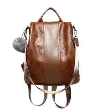 BowLift | Women's Anti-theft Leather Backpack