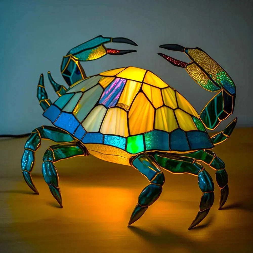 Skanto | Sculptural Glass Lamp with Animal Motifs in Subtle Light