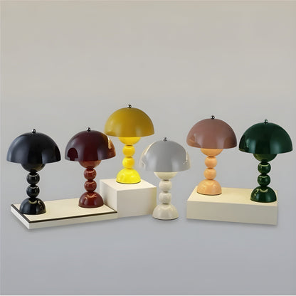 Skanto | Norlumi Scandinavian LED Table Lamp | Dimmable | White ABS Housing | 0–5W | 36V DC | Flower-Inspired Design