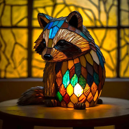 Skanto | Sculptural Glass Lamp with Animal Motifs in Subtle Light