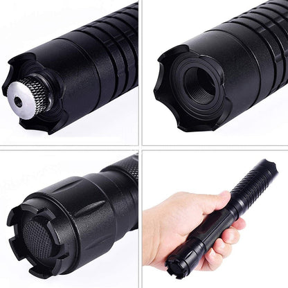 Kalsten | Blue Beam Laser Torch | 450nm High-Intensity Optical Output | Tactical 5000m+ Range | Adjustable Focus Aluminum Chassis | Thermal Ignition Capable Flashlight