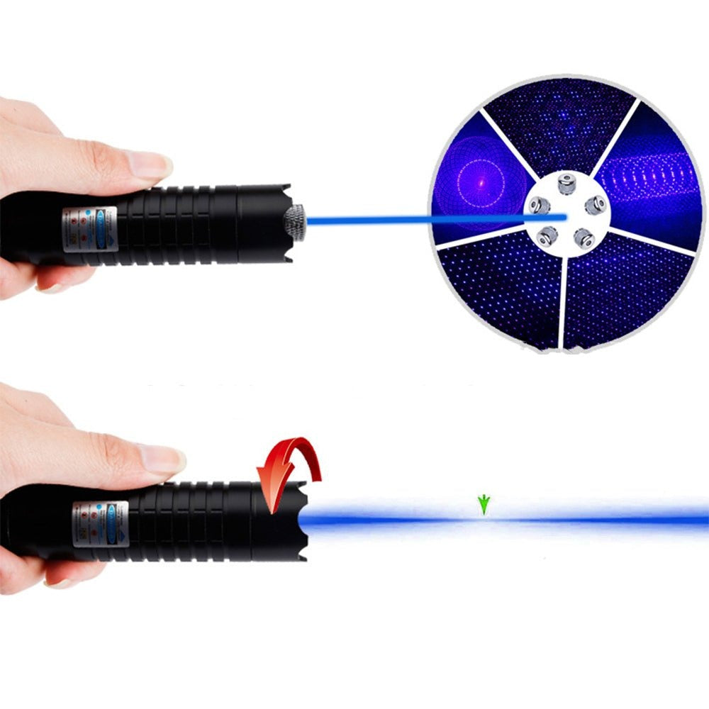 Skanto | Laser Torch Blue Beam Tactical Outdoor Flashlight