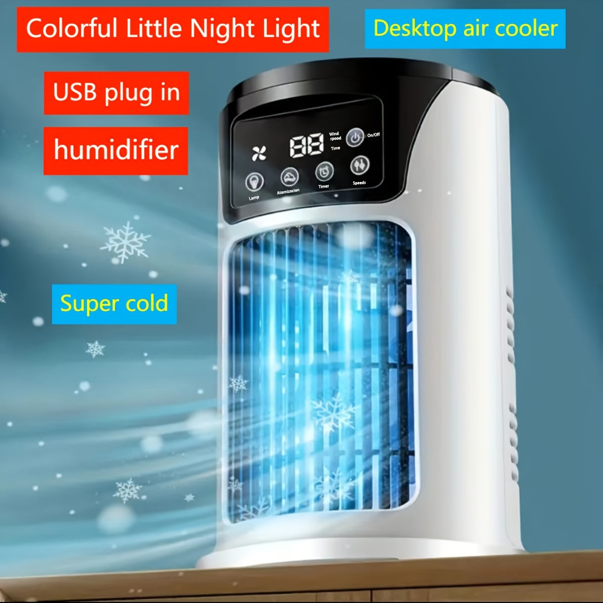 Stay Cool and Comfortable Anywhere with this Portable Air Conditioner & Humidifier! | Bowlift