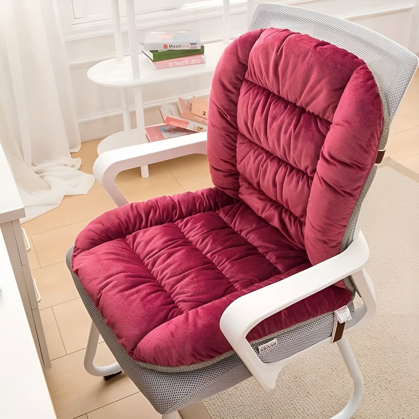 Thick seat cushions for chairs – soft, warm and comfortable | Ideal for the living area and the office | Karnz