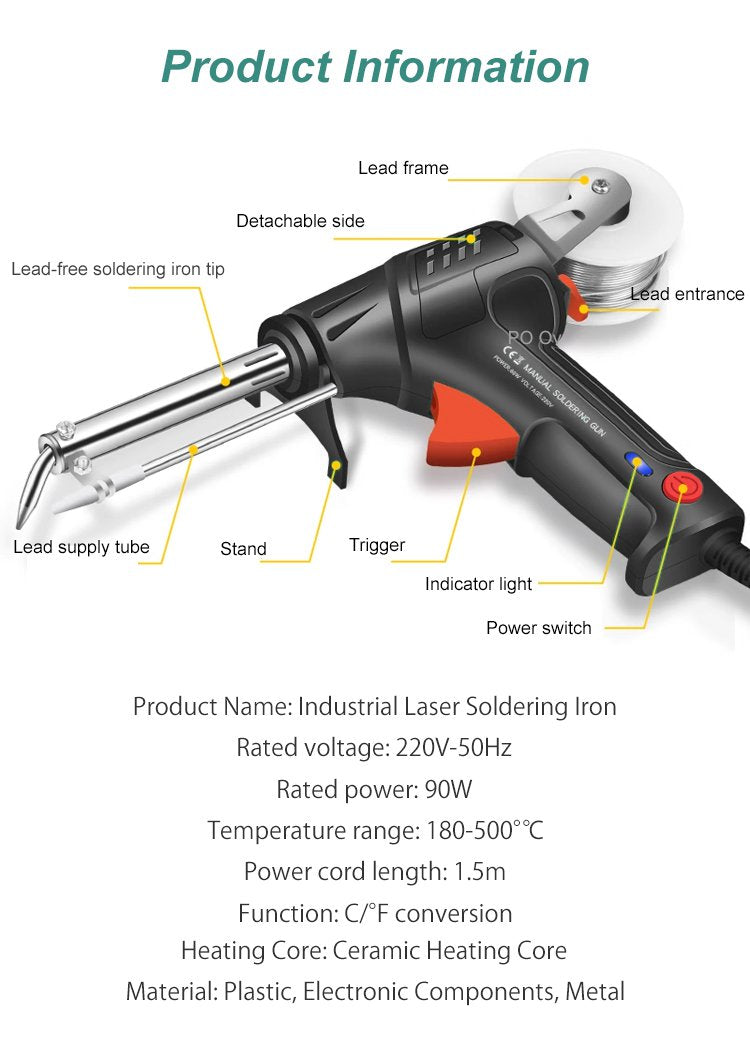 Sandsberg | 2-in-1 Welder | 20s Fast Heat-up | Light & Ergonomic | For Welding & Cutting