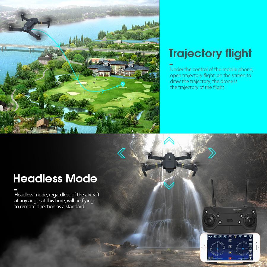 Skanto | Skyhawk HD Foldable Aerial Selfie Drone with 2MP Camera