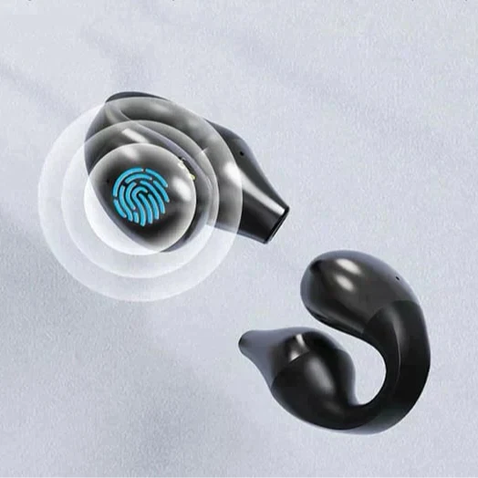 Wireless ear clip bone conduction headphones
