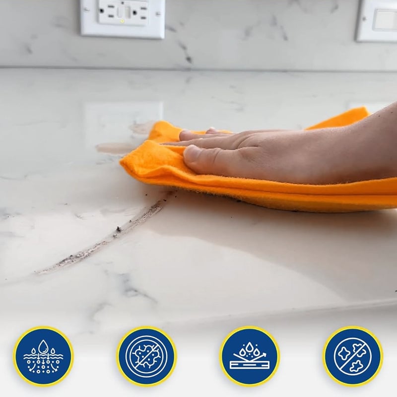 Absorbent Cleaning Cloth Multi-Purpose Non-Woven Cleaning Towels(8pcs) | Bowlift