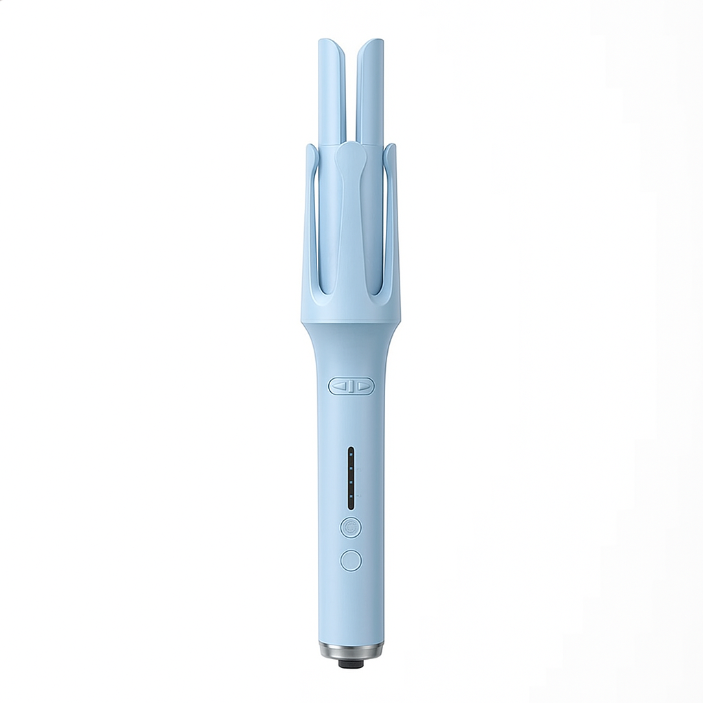 Skanto | 2-in-1 Rotating Ceramic Curling Iron, 1.26 in Automatic Hair Curler