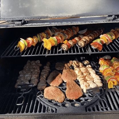 BowLift | Stainless Steel 3-Prong BBQ Grill Skewers