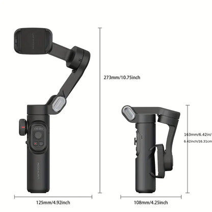 BowLift | SmartPro Smartphone Gimbal Stabiliser – Foldable 3-Axis Handheld Stabiliser for iPhone & Android