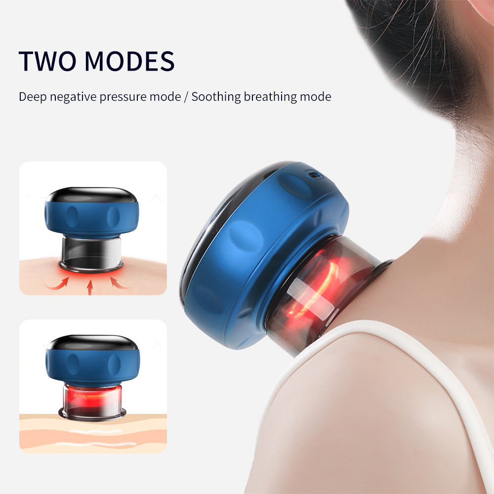Sandsberg of pain relief with the intelligent cupping device